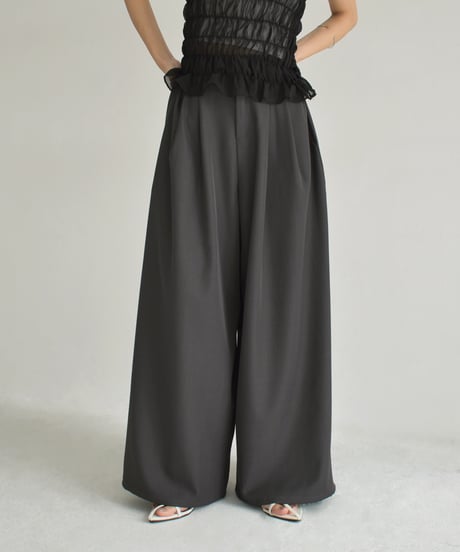 Highwaist 2Tuck Wide Pants bo2000-163