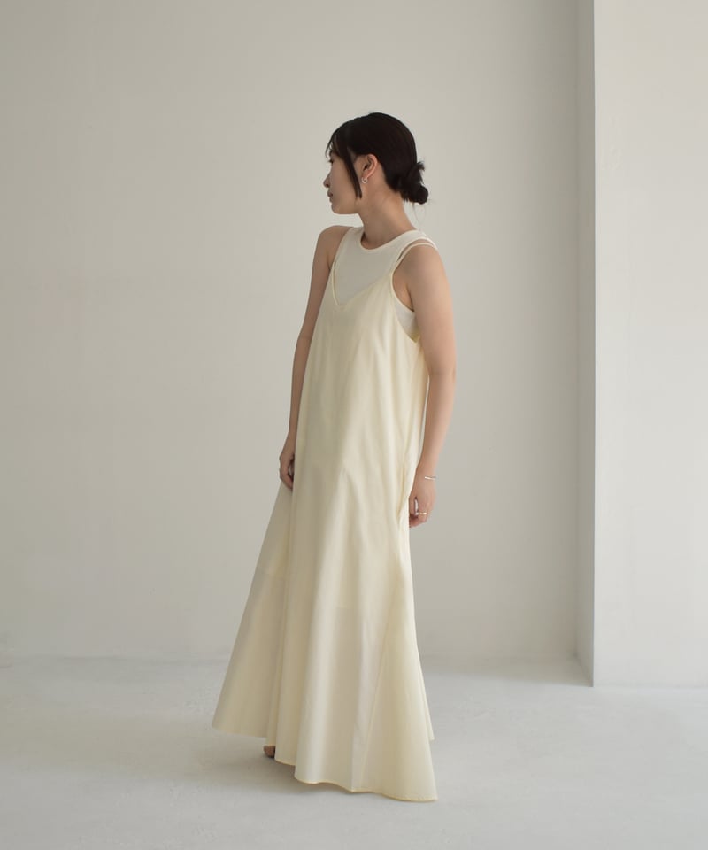 Flare Pleats Camisole Onepiece op-0202009533 |