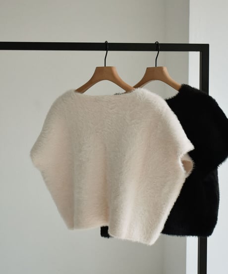 Shaggy Cropped Tops t1911-217