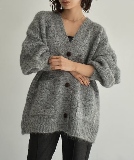 Mix Over Size Knit Cardigan t1911-486