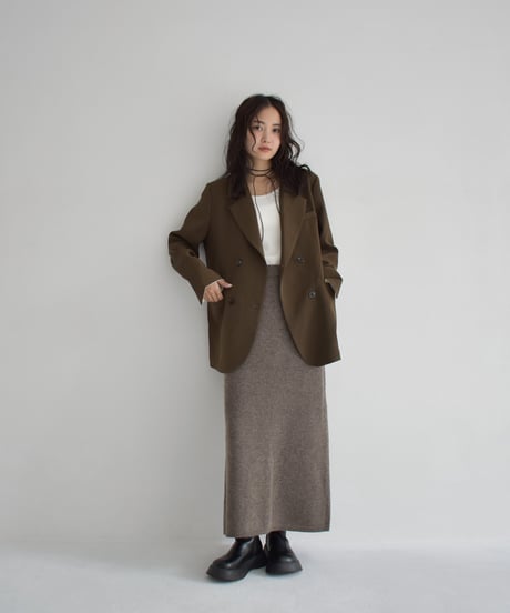 Wool Knit Skirt bo2000-68