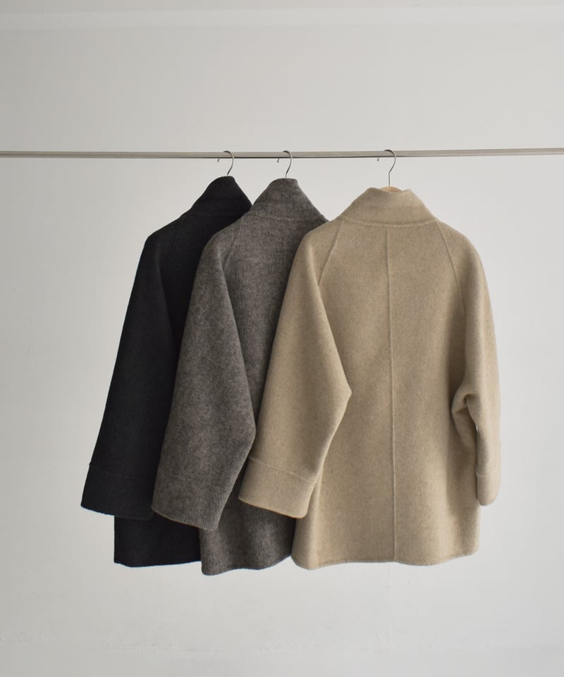 Stand Collar Midi Wool Coat c1911-61 | cizatto