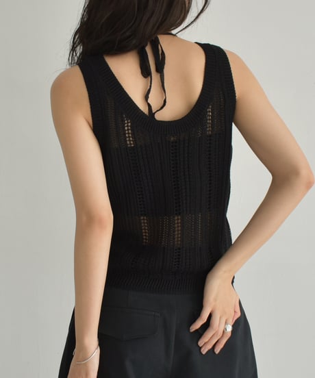 Layered Design Mesh Nosleeve t1911-400