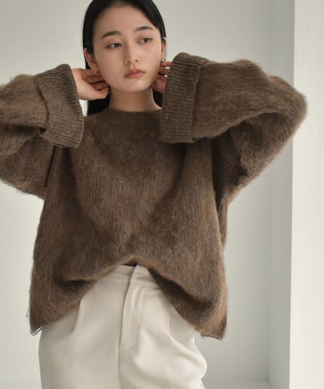 Shaggy Knit Tops t1911-168