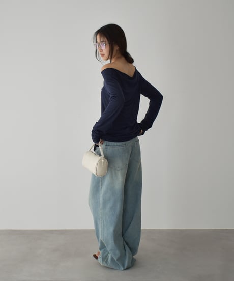 Offshoulder Sheer Cardigan t1911-414