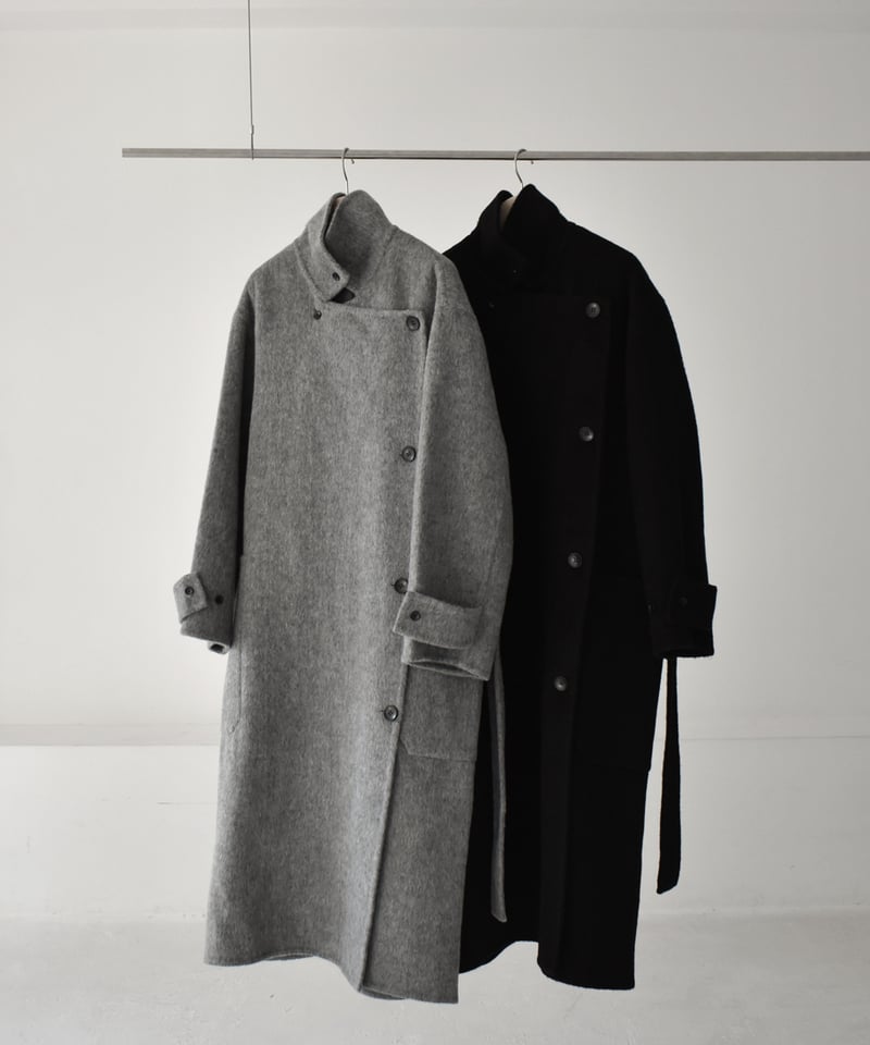 Soutien Collar Shaggy​ Long​ Coat | cizatto
