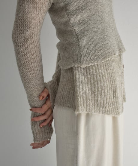 2piece Sheer Knit Cardigan t1911-344