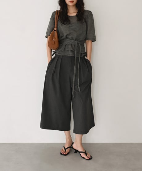 Layered Halfsleeve Sheer Knit t1911-435