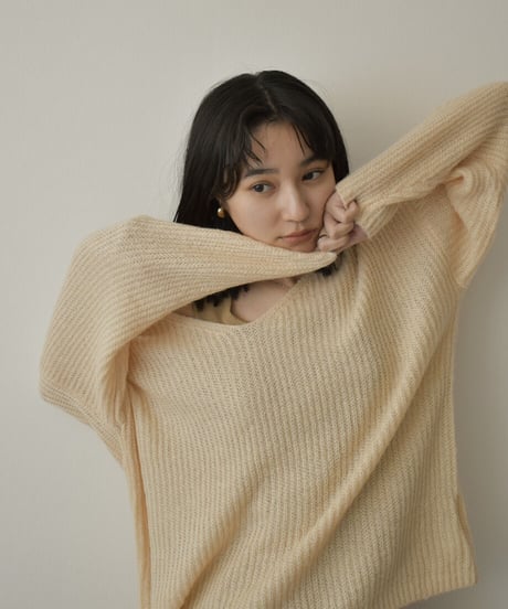 Vneck Over Knit Tops t1911-128
