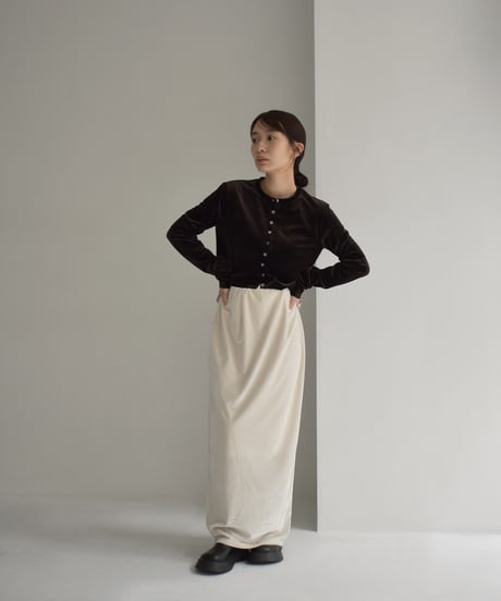 Velor Short Cardigan t1911-318
