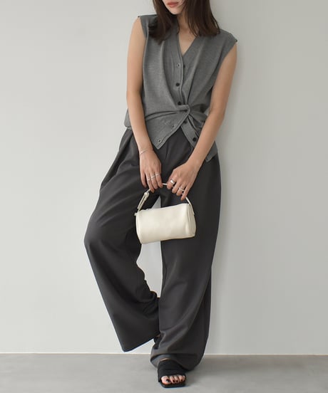 2way Silhouette Knit Vest t1911-417