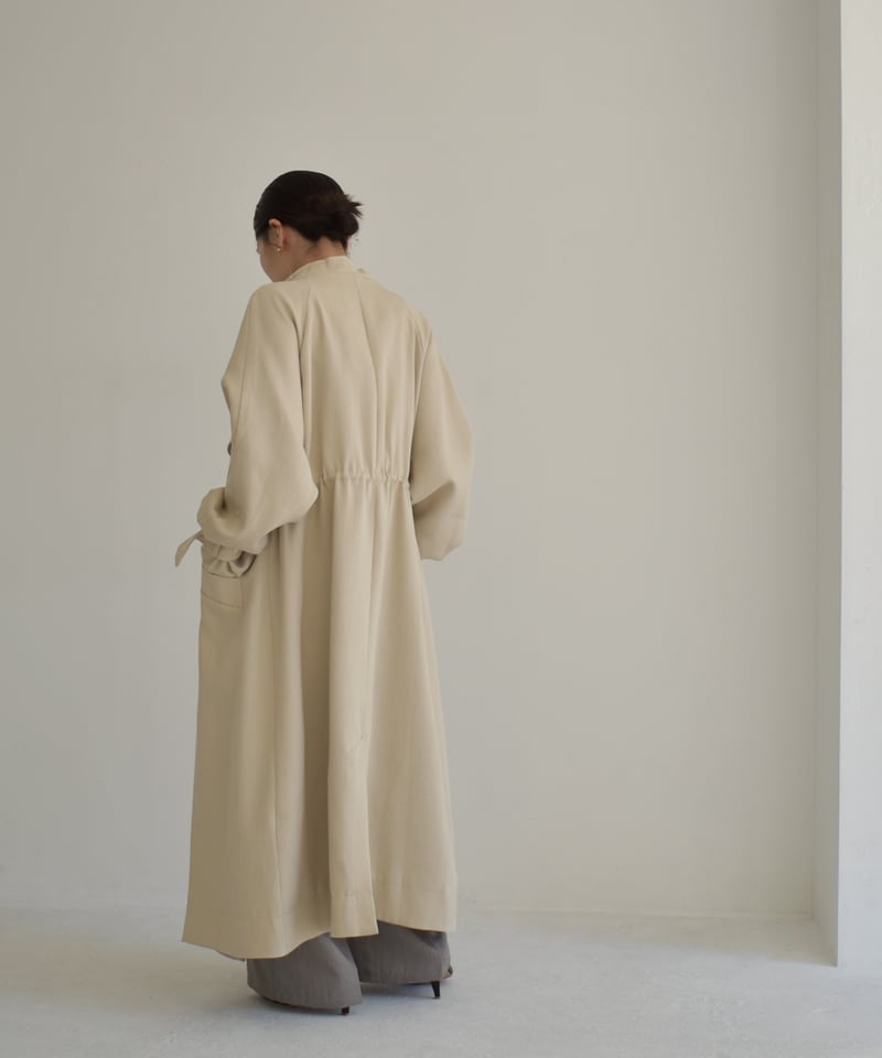 ジャケット・アウター cizatto Drawstring Spring Long Coat cizatto Drawstring Spring Long Coat
