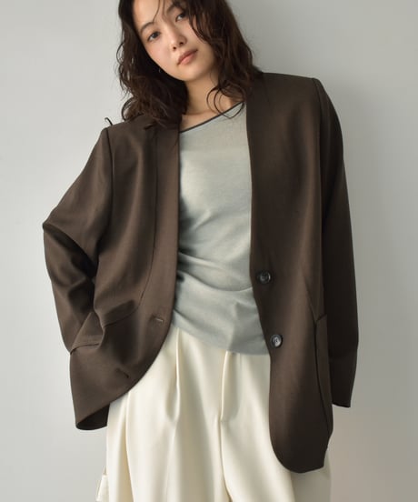 Bicolor One Shoulder Tops t1911-452