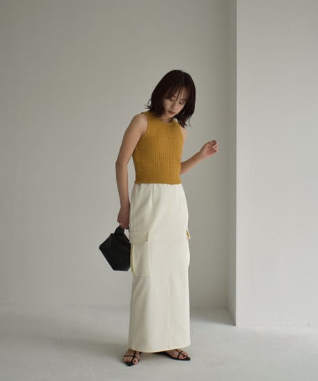 Compact Knit Tanktop t1911-196