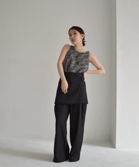 Skirt Layered Pants bo2000-109