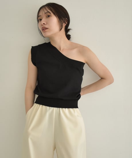 Oneshoulder Knit Tops t1911-274