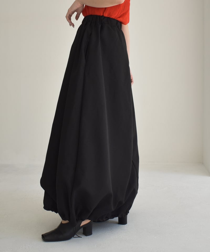 Drawstring Balloon Skirt bo2000-110 | cizatto Drawstring Balloon Skirt bo2000-110 | cizatto