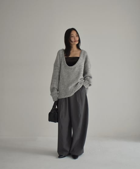 2set Uneck Knit t1911-302