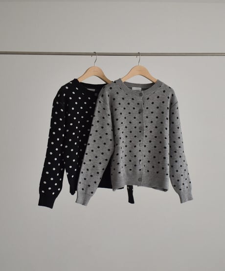 Dot Knit Cardigan t1911-573