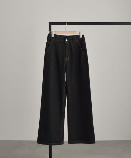 High Waist Tuck Wide Denim bo2000-180