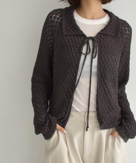 Crochet Knit Cardigan Tops t1911-439