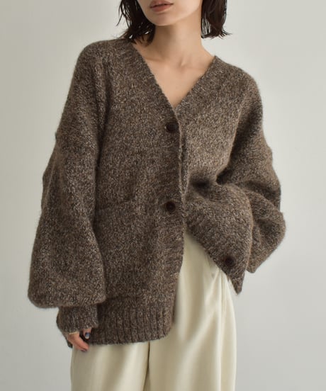 Mix Over Size Knit Cardigan t1911-486