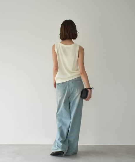 Round Neck Knit Vest t1911-407
