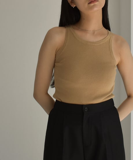 American Sleeve knit Tank t1911-195