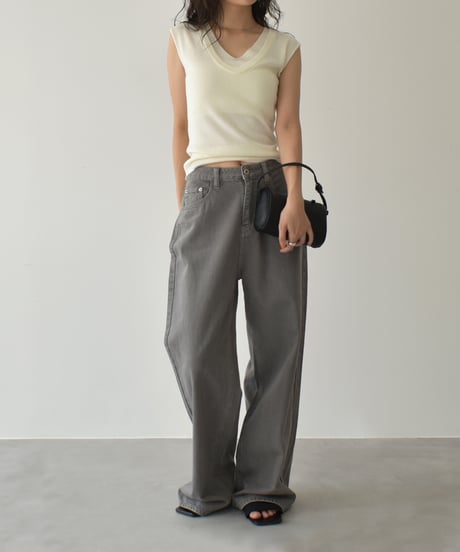 Layered Like Vneck Knit Tank t1911-415