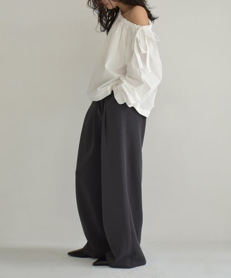 Double Waist Tuck Sweat Pants bo2000-146