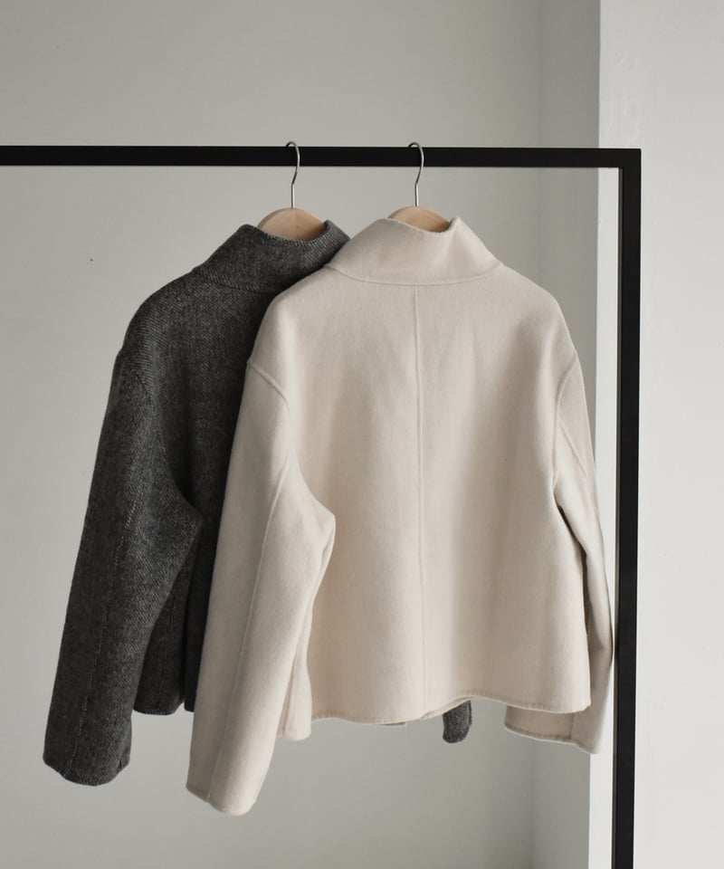 Wool Stand Collar Short Coat ⅽ1911-38 | cizatto