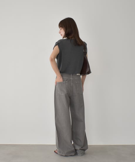 Shoulder Tuck Knit Tops t1911-426