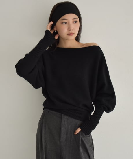 Long Rib Sleeve Knit Pullover t1911-340
