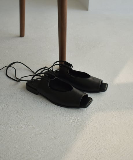 Square Toe Laceup Sandal s1912-35