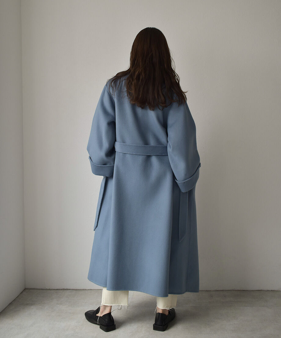 Wool Gown Coat（Blue）c1911-8 | cizatto