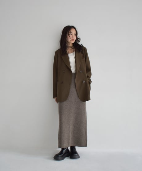 Wool Knit Skirt bo2000-68