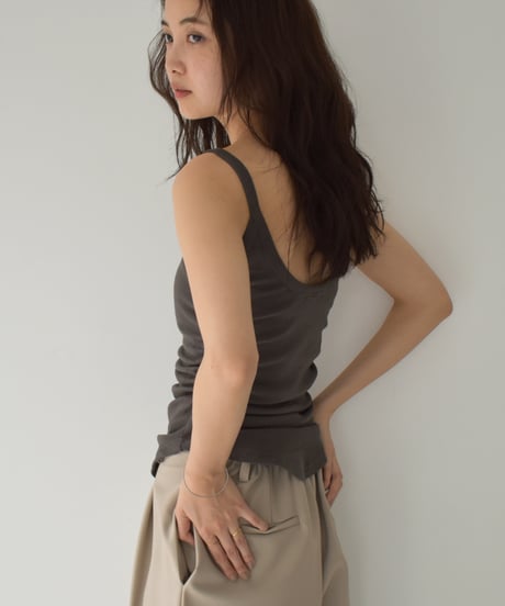 Side Gather Camisole Tops t1911-390