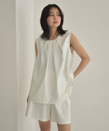 【STUDIO ENUL】Flare Sleeveless Top 200002