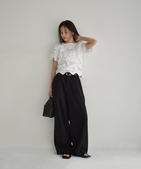 Shirring Compact Blouse t1911-374