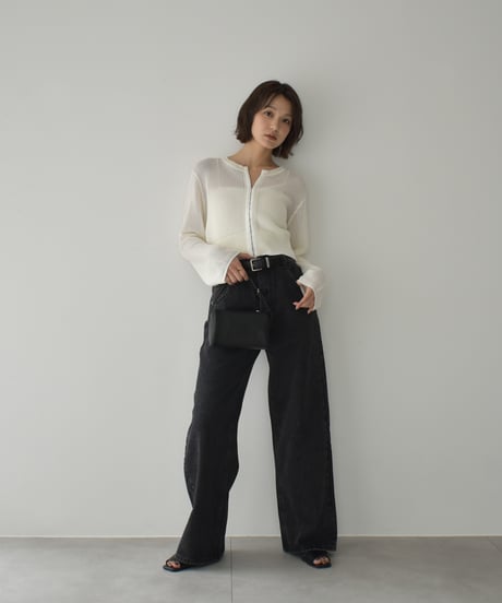 Mesh Knit Cardigan t1911-436