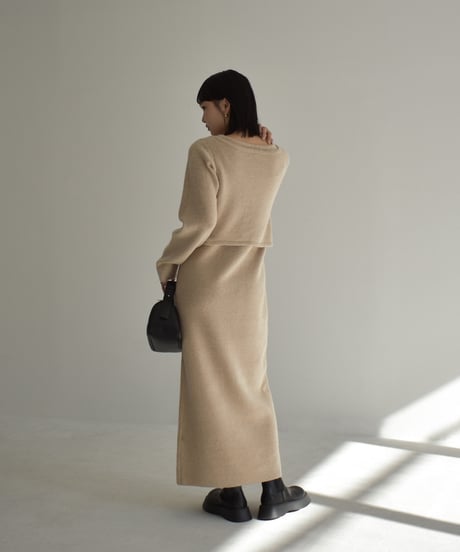 I Line Knit Onepiece op-0202009521