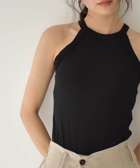 Pad In Halter Neck Tanktop t1911-398