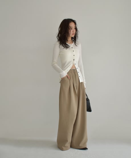 Double Waist Tuck Sweat Pants bo2000-146