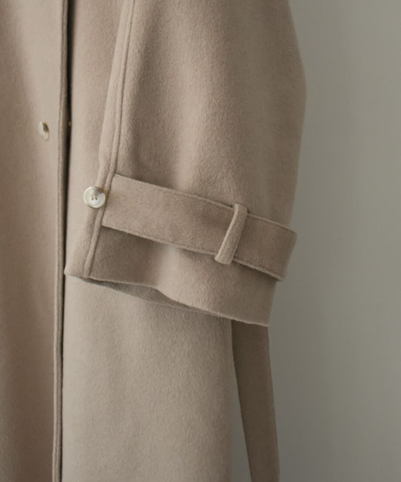 Wool Blend Trench Coat（Mocha beige） | cizatto