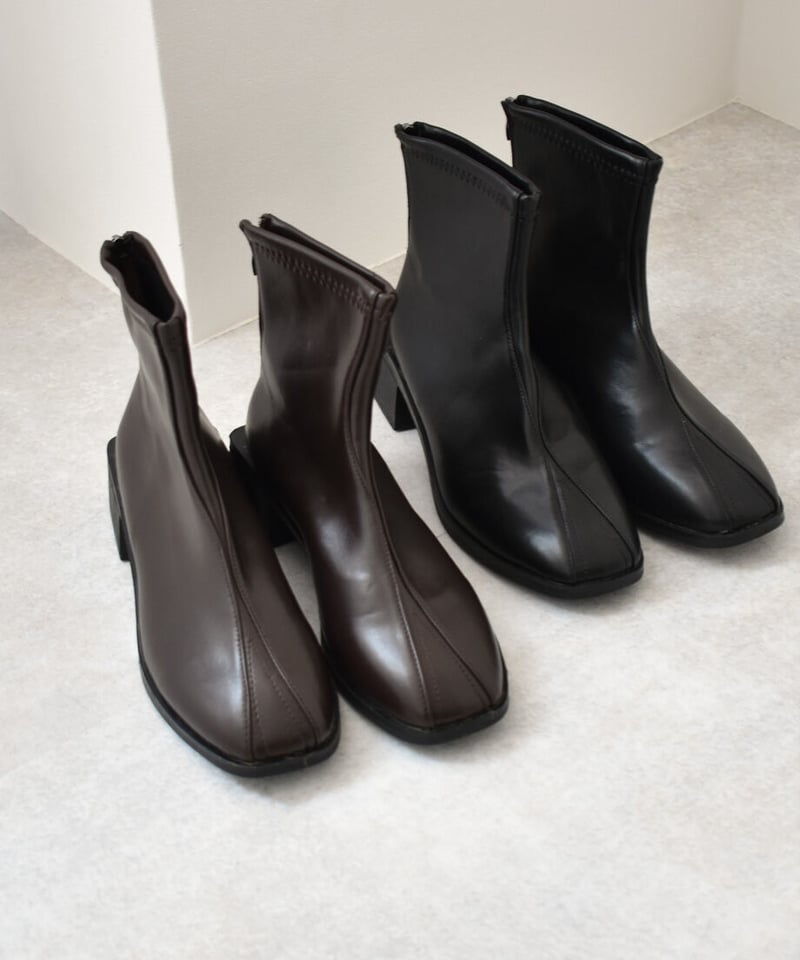 Square Toe Short Boots | cizatto