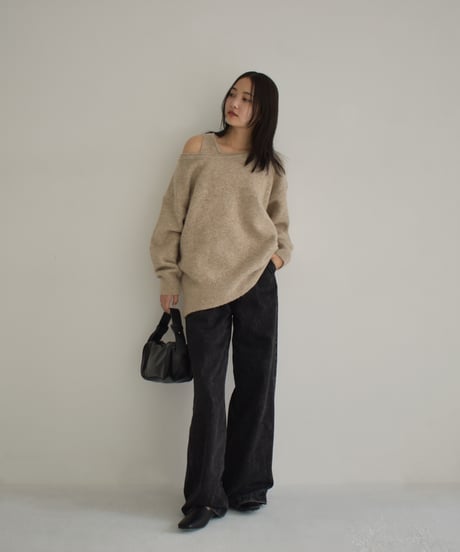 2piece Loose Knit t1911-305