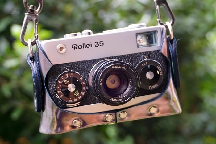 純正品 Rollei CLASSIC35(チタン) カメラの背面カバー