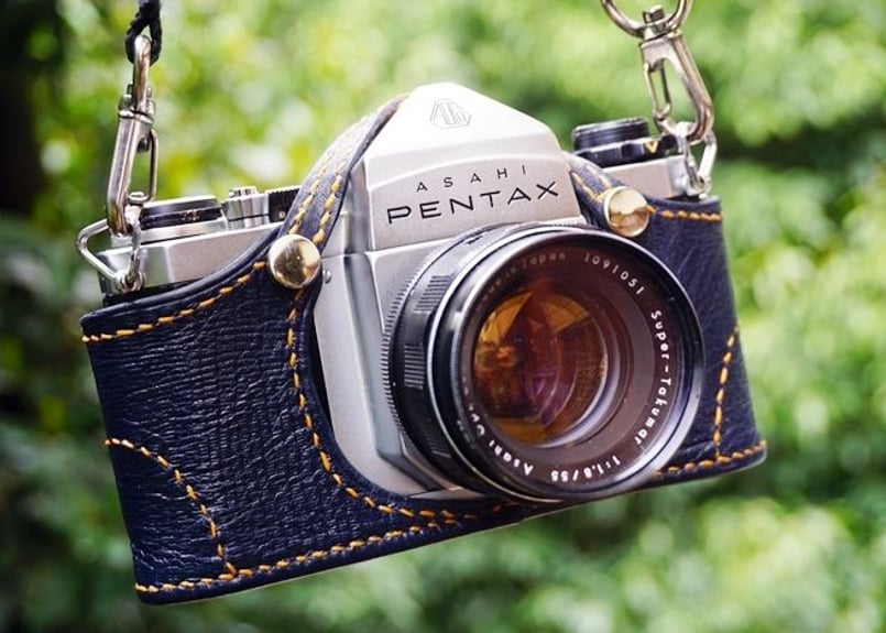 Asahi Pentax S2/SV用 カメラケース ＜ペンタサスペンダー＞ | くら