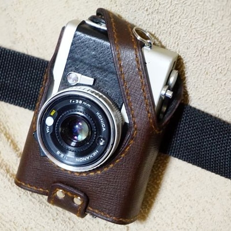 コンパクトカメラケース＜ベルトホルダー／ダークブラウン2＞ 0170