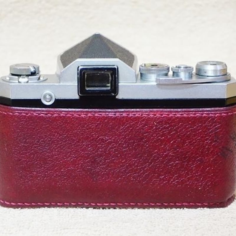 Nikon F カメラケース ＜ワインレッド＞ 0105 | くらふとれっど楽趣味